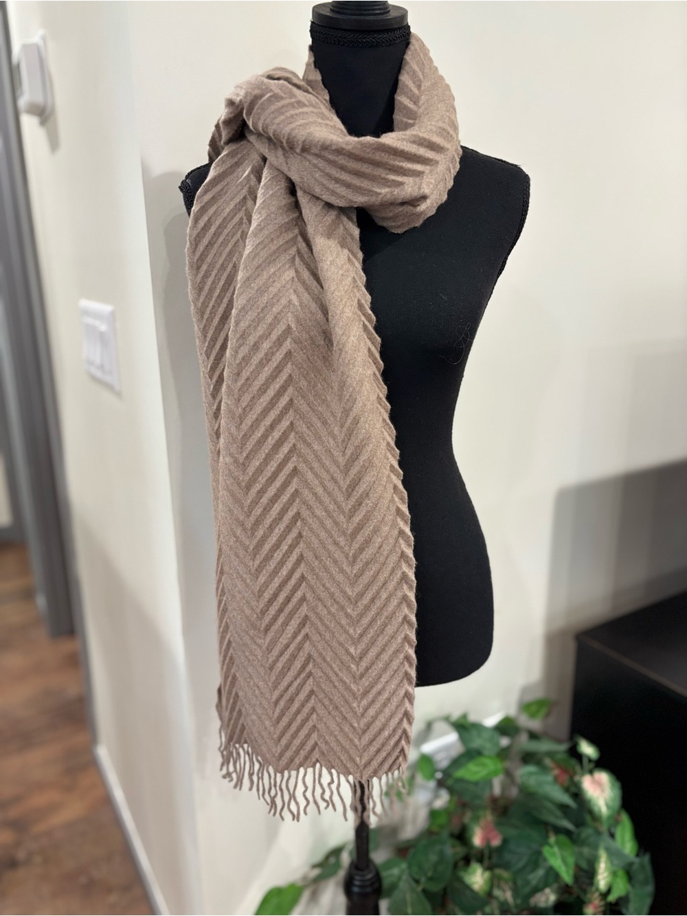 Hervé Chapelier Cashmere Scarf Wrap